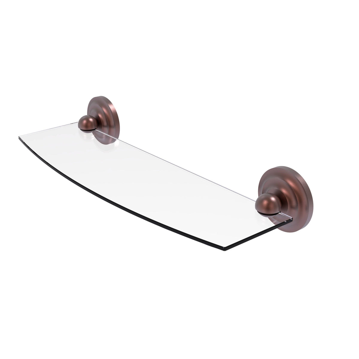 Polished Chrome 24 inch Glass Shelf J94689