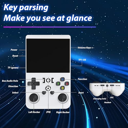 Handheld Retro Gaming Console 4.0 inch IPS Screen Linux System L98773
