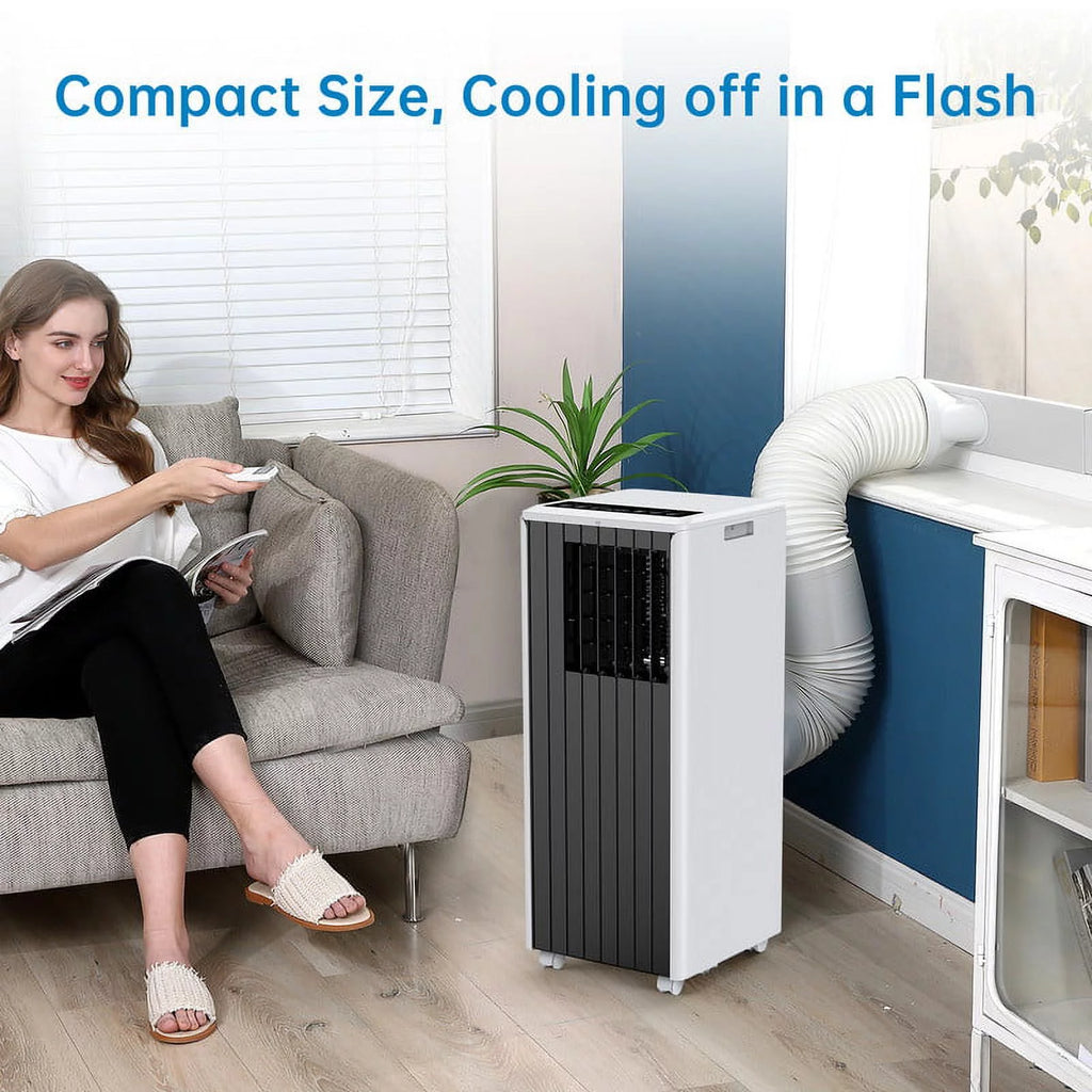 Portable Air Conditioner 5,000 BTU with Remote & Window Kit J426