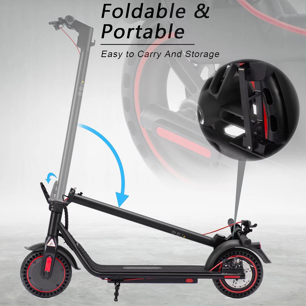 450W Motor 8.5 Solid Tires Foldable Electric Scooter V526