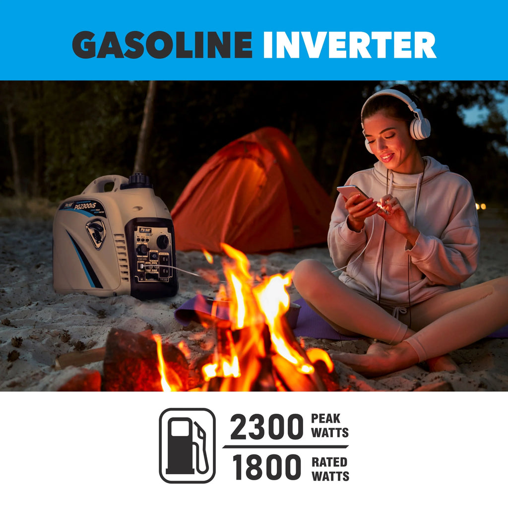 2300-Watt Super Quiet Gas Powered Inverter Generator H510005