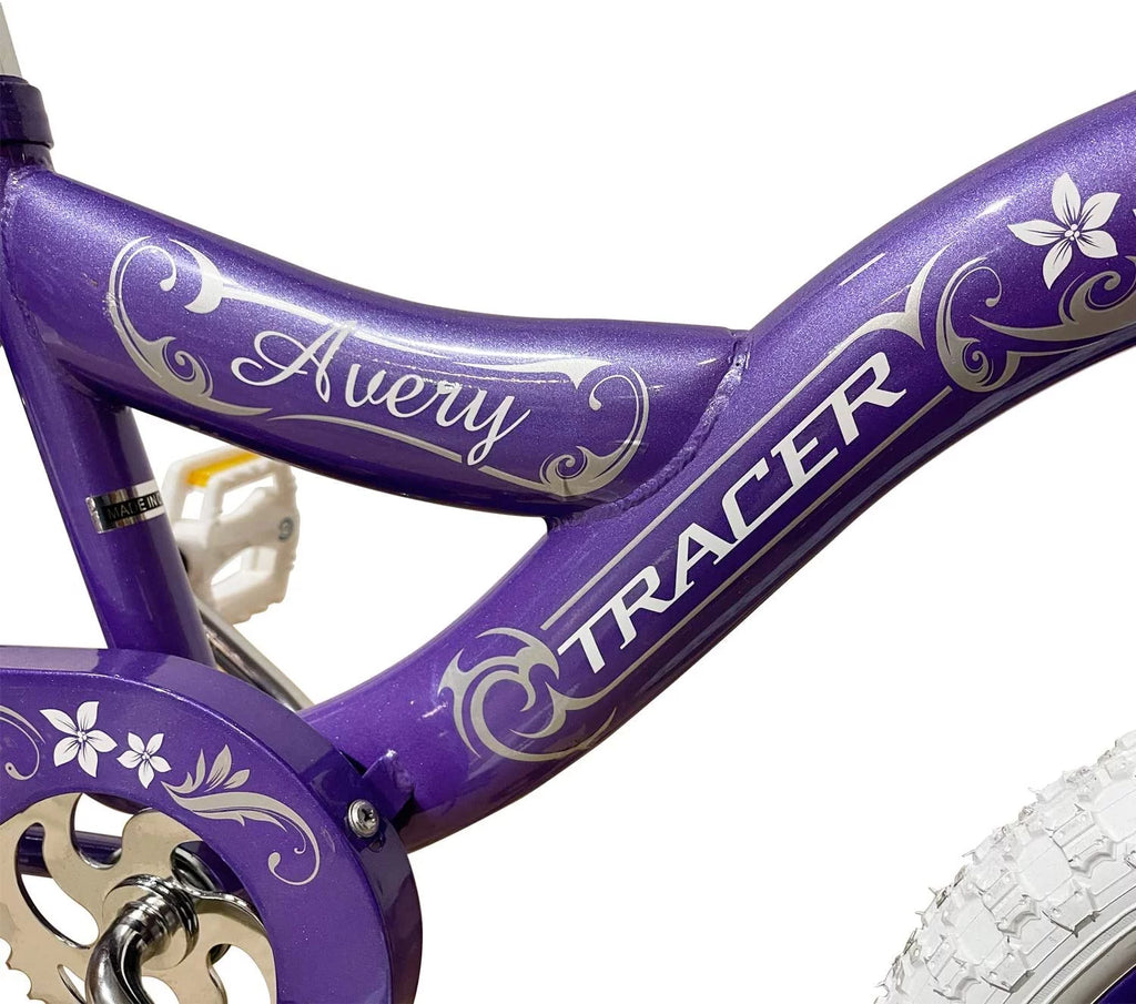16 BMX Bicycle Coaster Brake One Piece Crank Chrome Rims Black Tire Kid's Bike White T973345