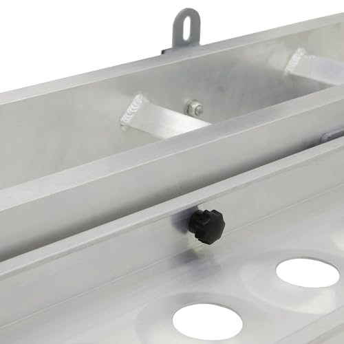 Lightweight Aluminum Motorcycle Hitch Carrier with Loading Ramp H9485