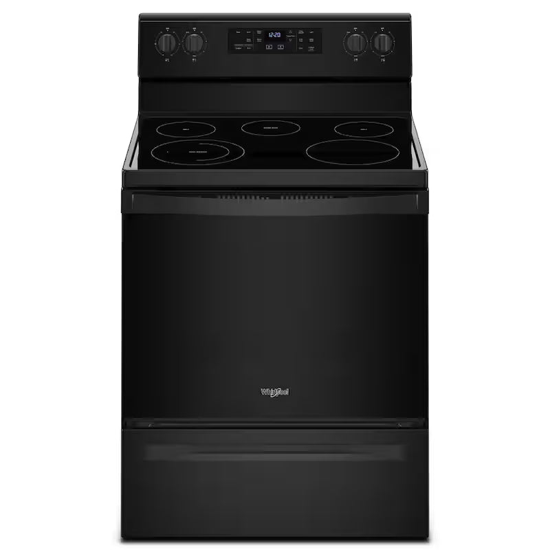 5.3 cu. ft. Electric Range with Steam Clean in Black F688972