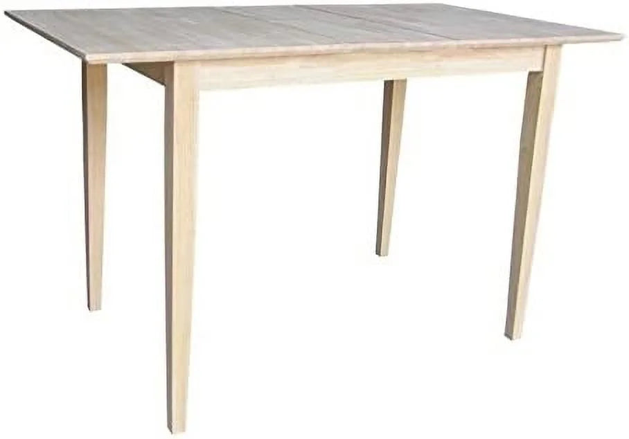 Unfinished Shaker Wood Counter Height Dining Table P595