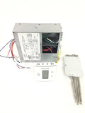 LCD Touch Thermostat with Control Kit Polar White U5330