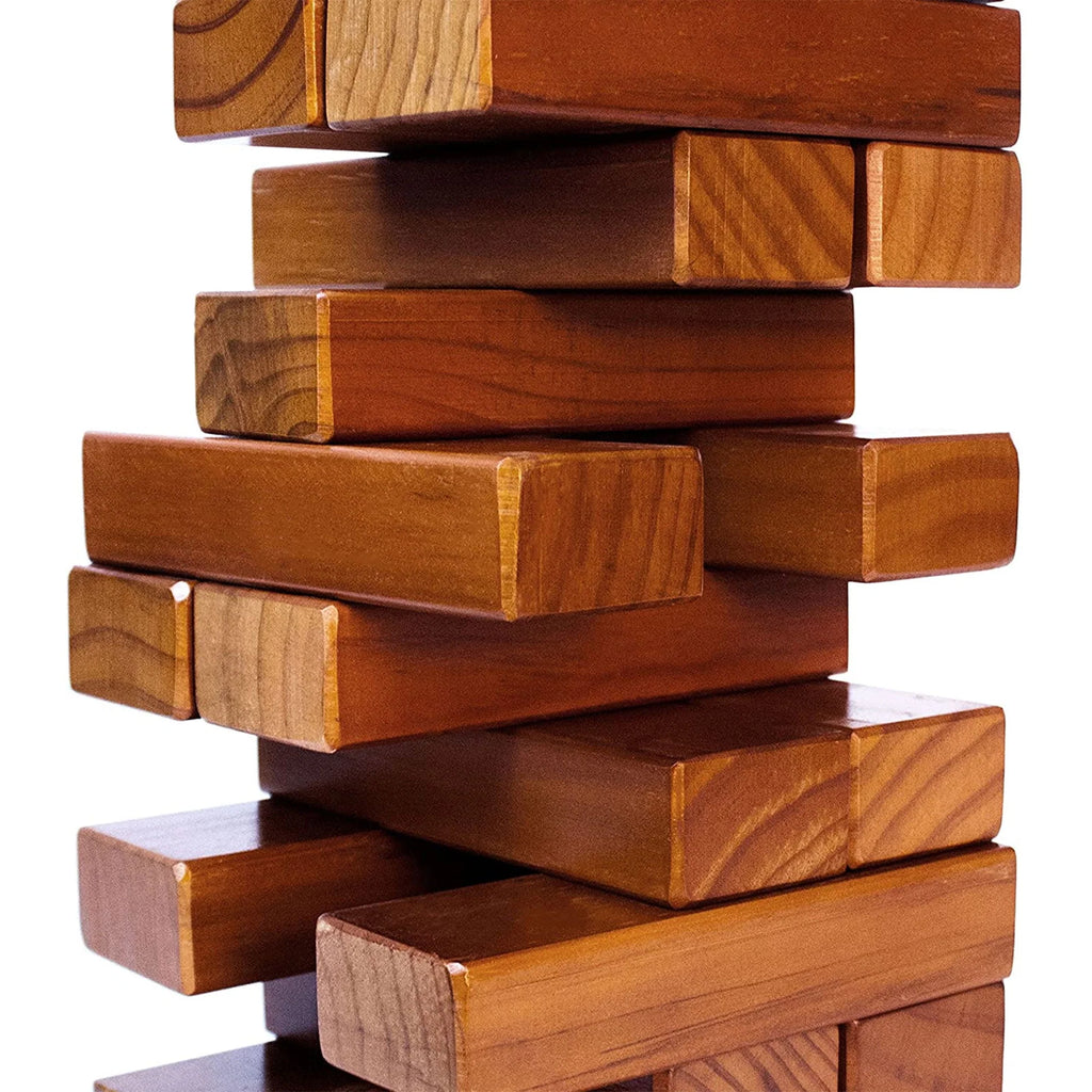 Natural Pine Wood Stacking Game 2 Pack D928503