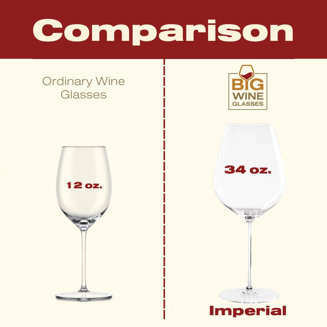 Set of 2 Oversized Wine Glasses N98325