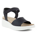 Black Nubuck Wedge Sandal K106