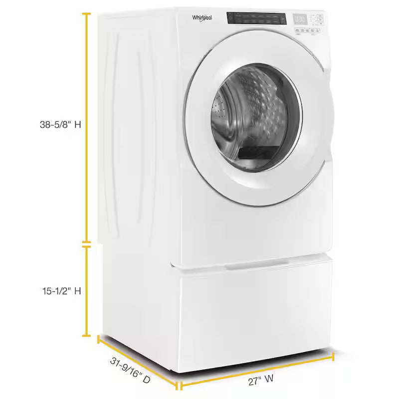 White Stackable Front Load Washing Machine E567