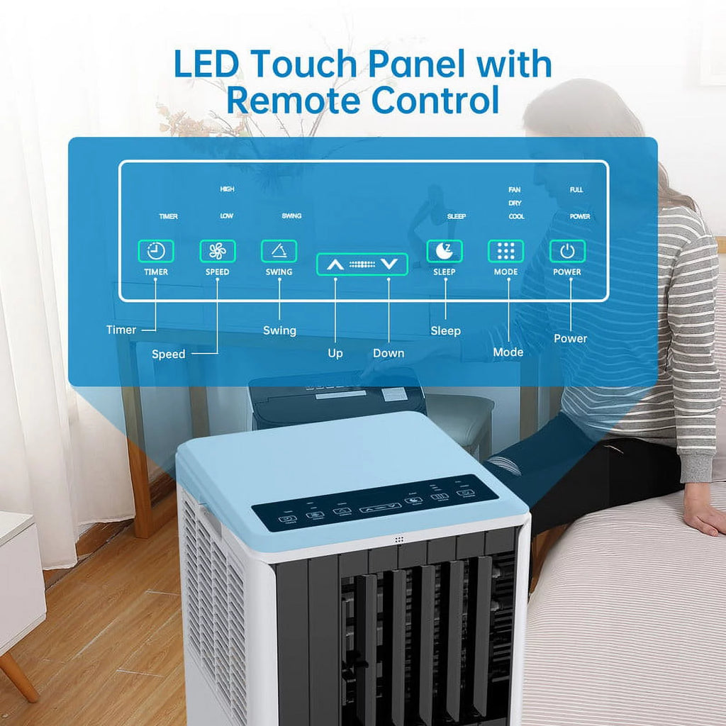 Portable Air Conditioner 5,000 BTU with Remote & Window Kit J426