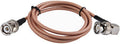 BNC Male Right Angle to BNC Male STR8 Low Loss Coax RF Cable Pack of 2 T3056