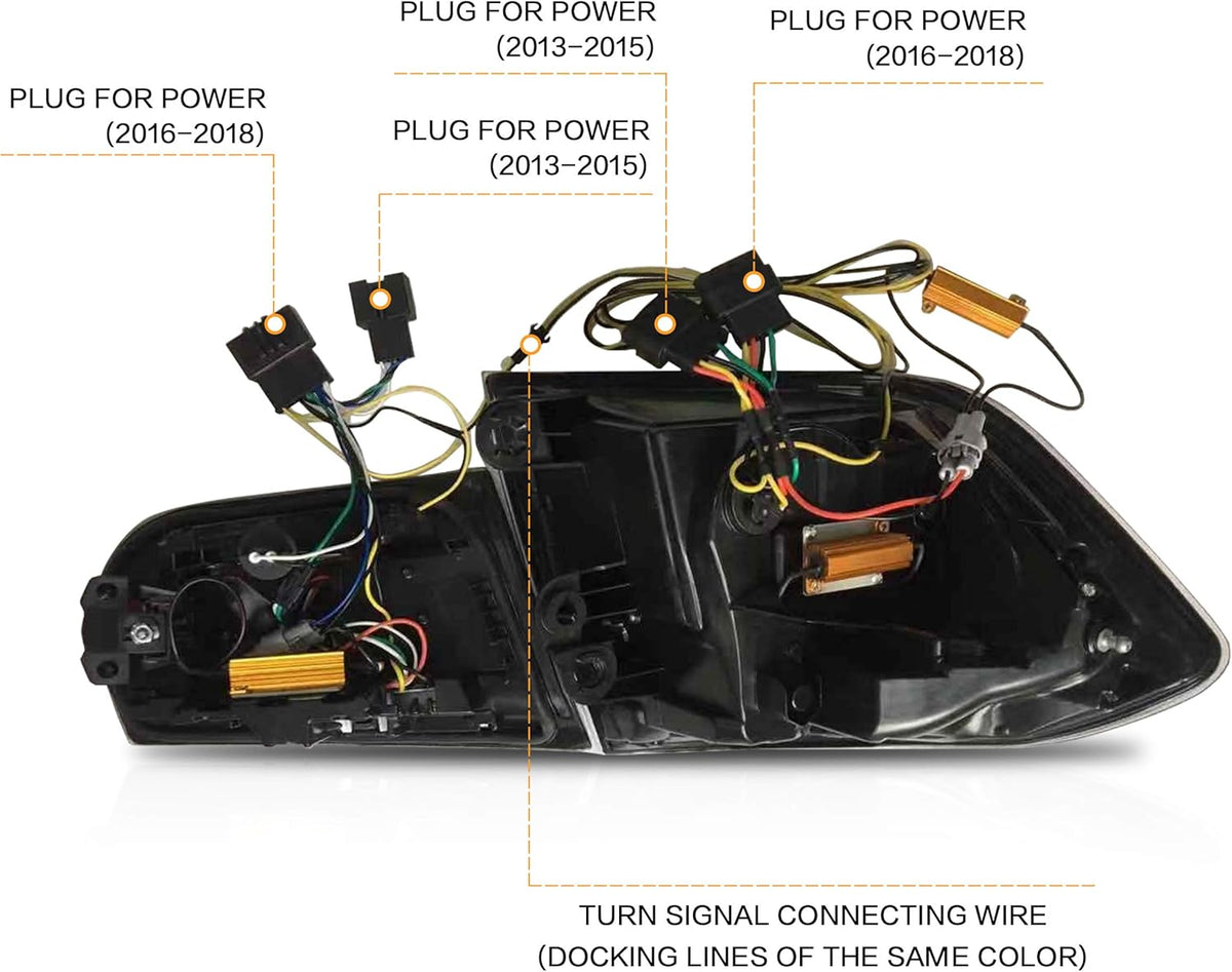 Black Tail Lights Assembly for BMW 3 Series F30 G88717