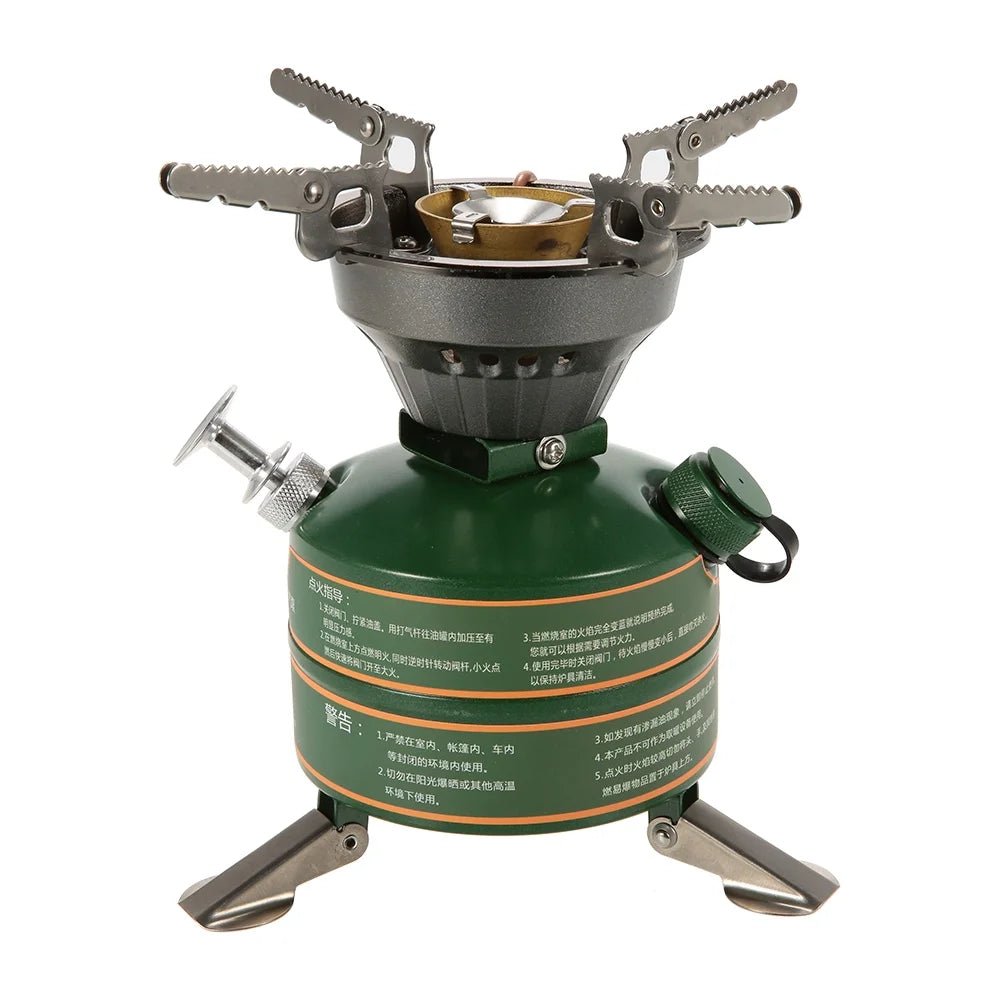 Portable Gasoline-burning Camping Furnace Cooker I620