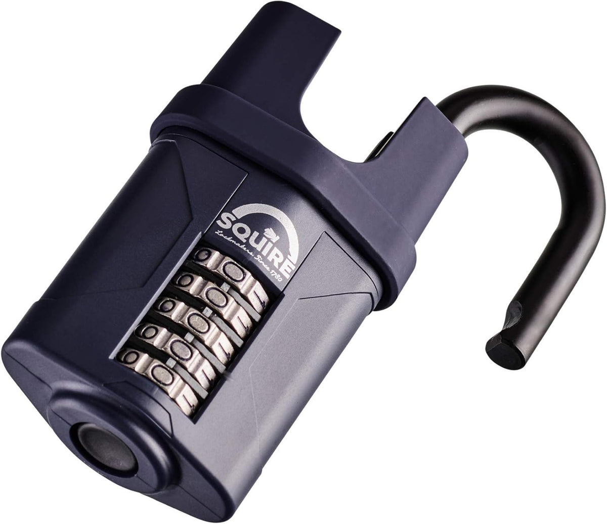 Blue 60 mm Alloy Steel 5 Wheel Combination Padlock, Pack of 2 O9692