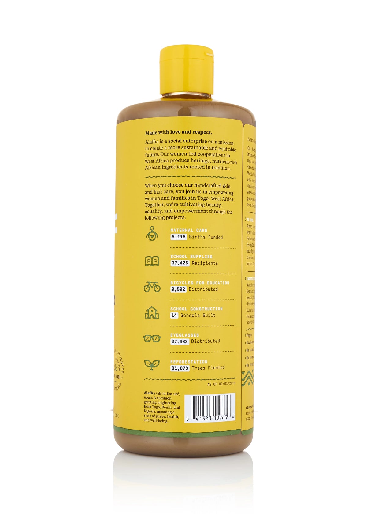 African Black Soap Eucalyptus Tea Tree 32 fl oz T5392