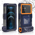 Waterproof Protective Case for Sony Xperia XA2 Plus and all Phones Up to 6.9 Inch with Lanyard D3020