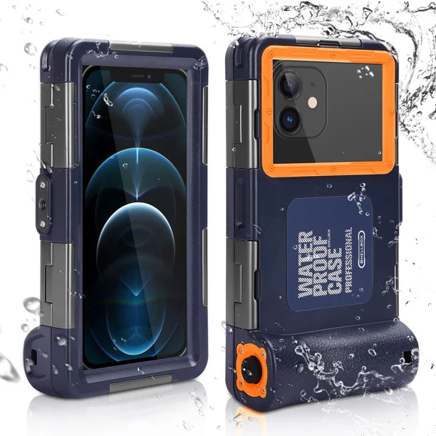 Waterproof Protective Case for Sony Xperia XA2 Plus and all Phones Up to 6.9 Inch with Lanyard D3020