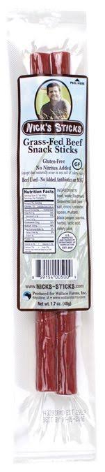 25/Box Grass-Fed Beef Snack Sticks X462193