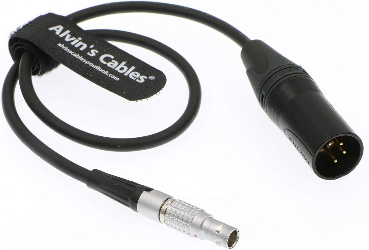 XLR 4 Pin Male to 2 Pin Male Cable, Pack of 2 Z315834