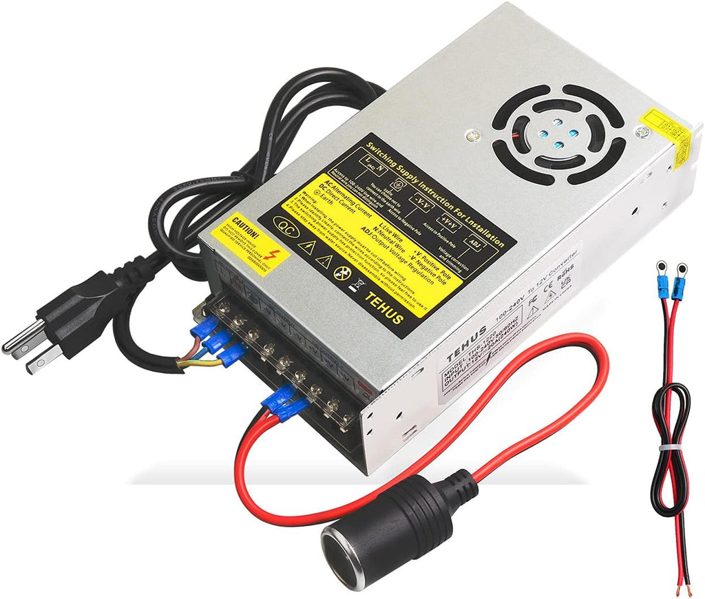 Switching Power Supply AC 110V/220V to DC 12V 40A 480W Power Adapter Transformer S6571