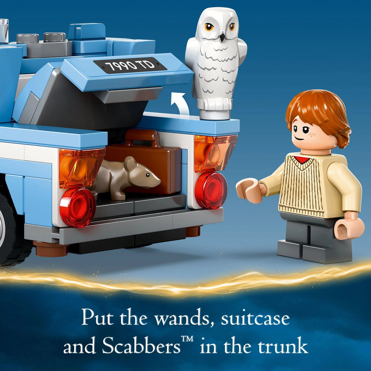 Buildable Car Toy with 2 Minifigures K895