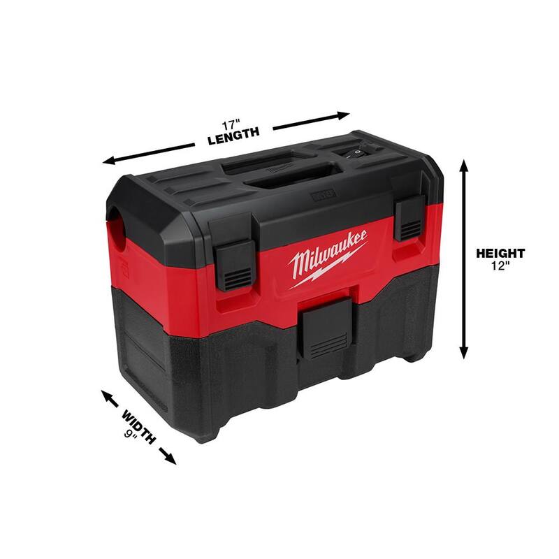 18-Volt Lithium-Ion Brushless Cordless Compact Drill/Impact Combo Kit with 2 Batteries, Charger, Bag & 2 Gal Vac H743