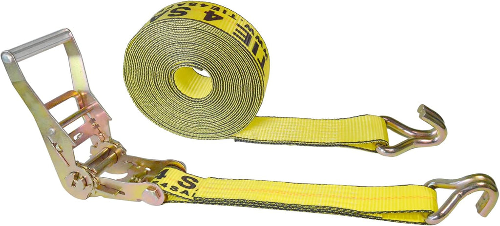 2.5 oz x 30 ft Tie Down Double Wire J Hook Ratchet Straps (Blue, 4 Pack) Z619133