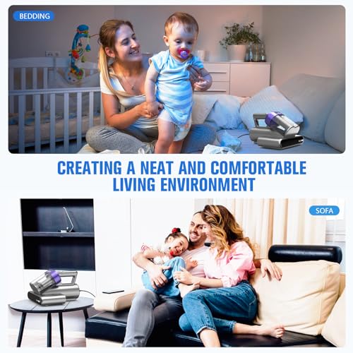 Mattress Vacuum Cleaner with UV-C Light, 16Kpa, 140°F Heat, Corded Z963509
