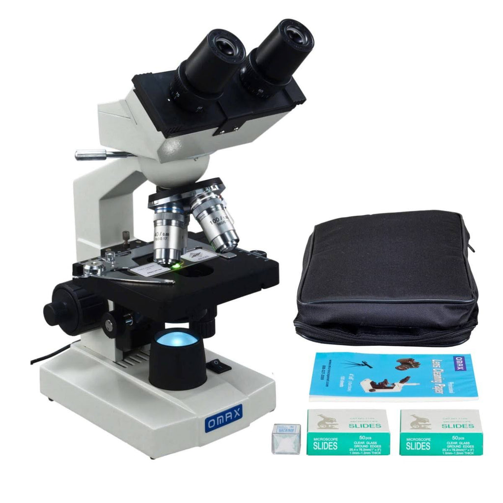 Compound Binocular LED Microscope with Vinyl Case Y35403