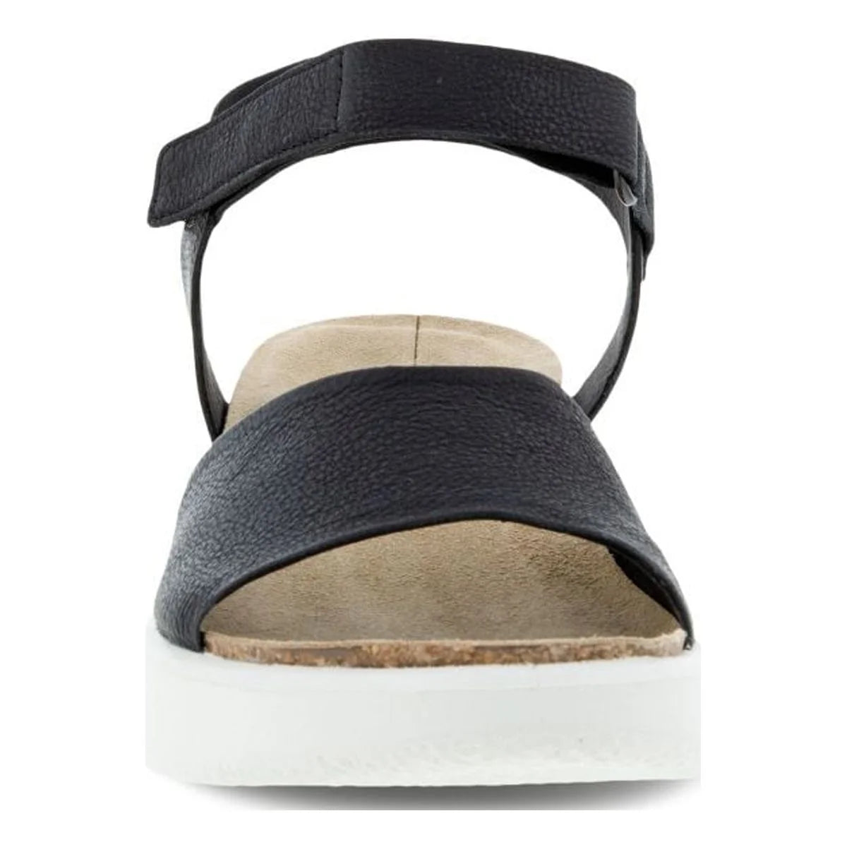 Black Nubuck Wedge Sandal K106