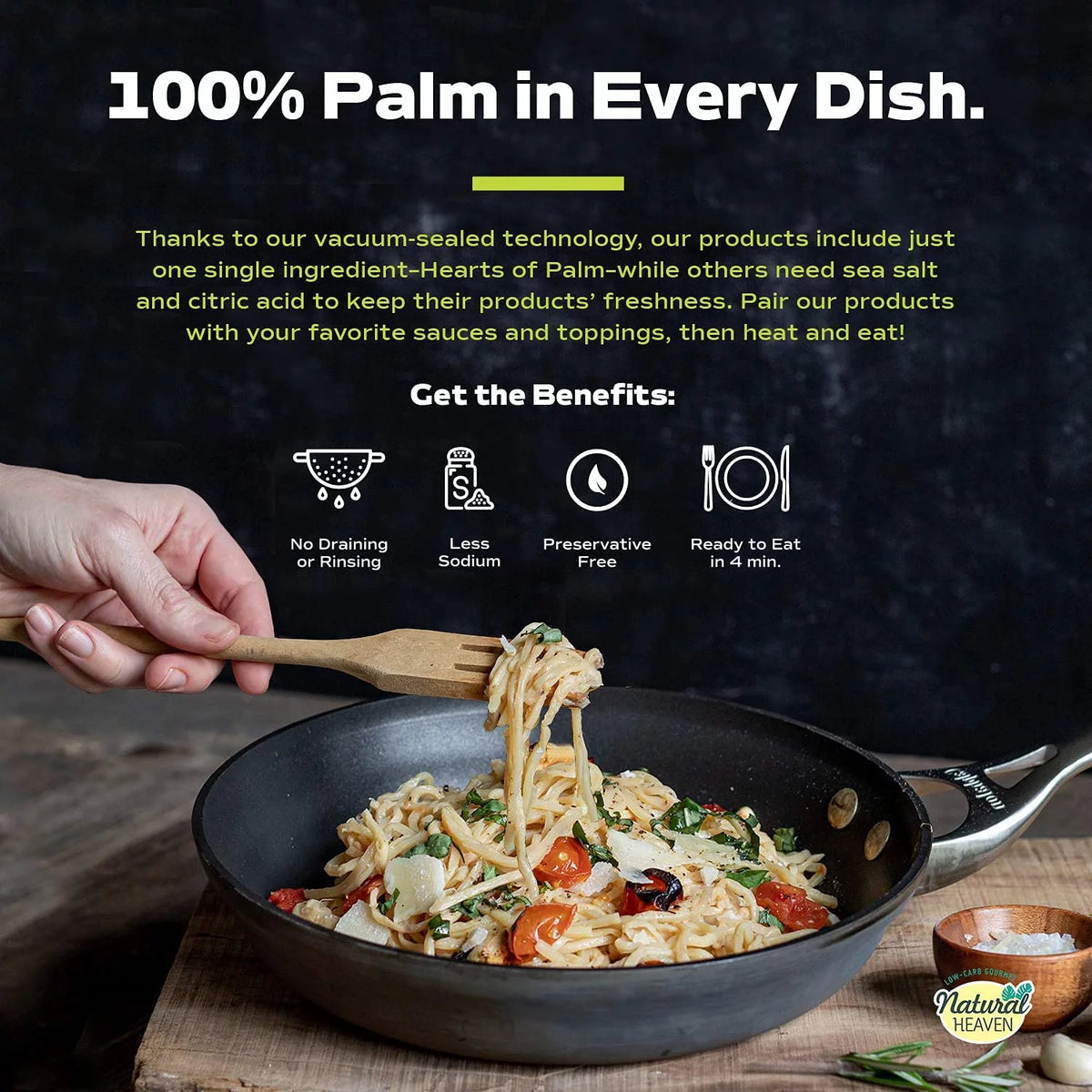 Hearts of Palm Spaghetti 9 oz Pack of 6 T85199