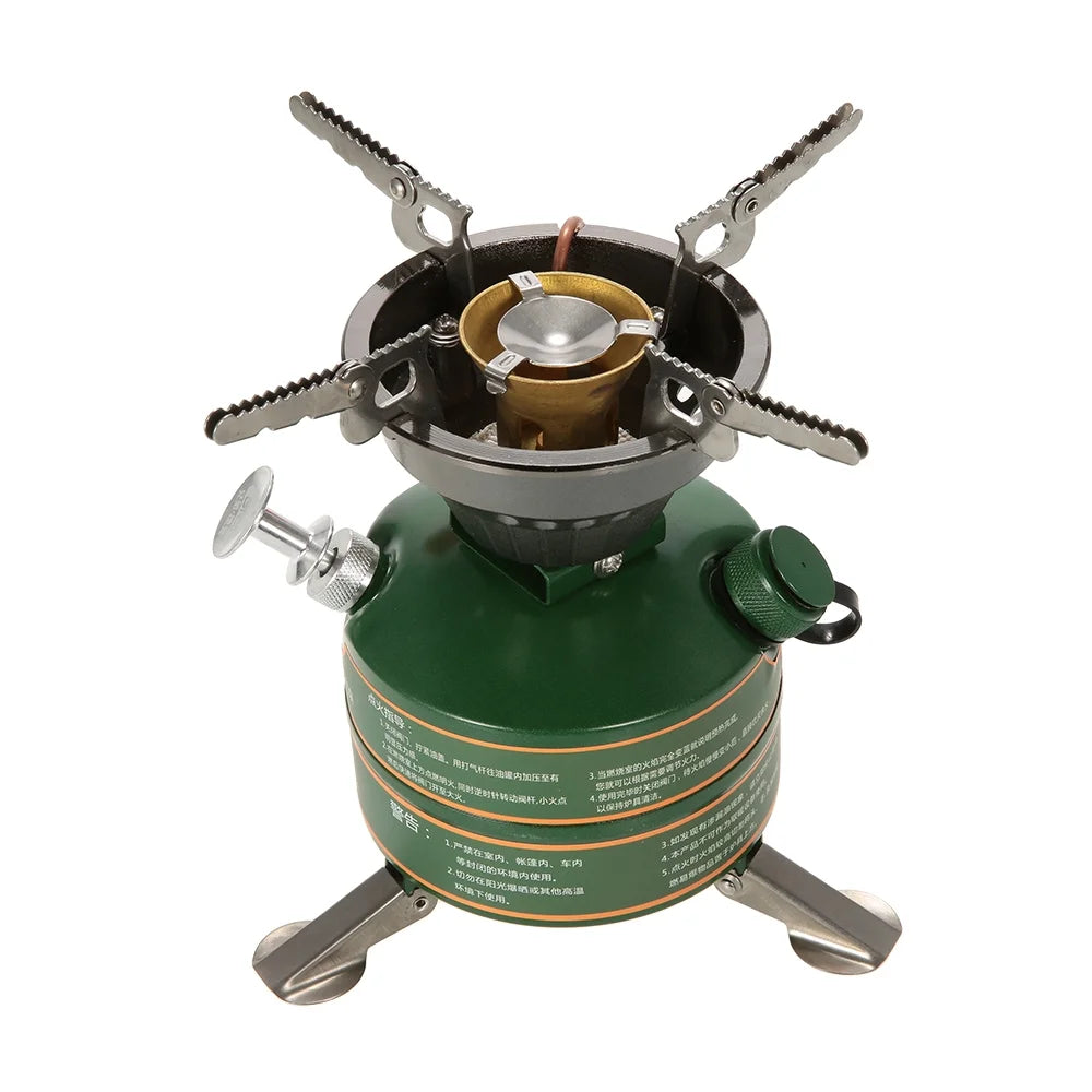 Portable Gasoline-burning Camping Furnace Cooker I620