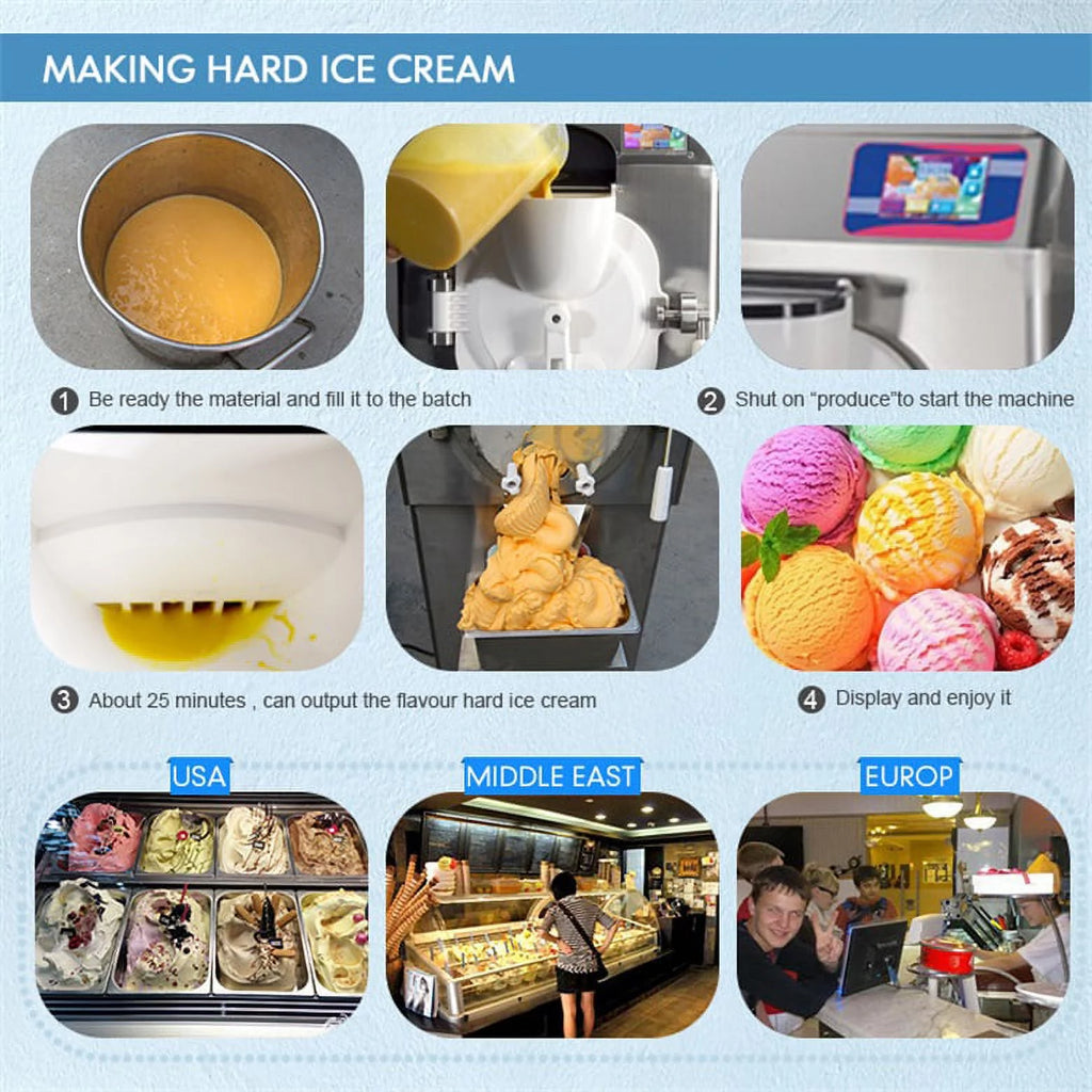 Commercial Gelato Hard Ice Cream Machine N829566