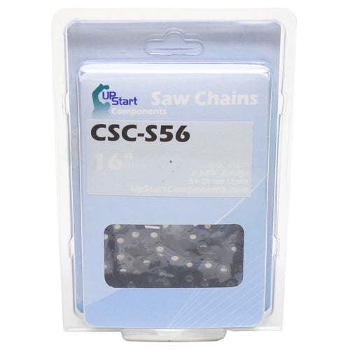 16" Semi Chisel Saw Chain, 3/8" Low Profile Pitch, 0.050" Gauge, 56 Drive Links, 4-Pack T91762