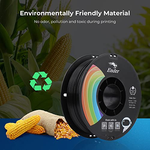 1.75mm Rainbow PLA+ 3D Printer Filament 1kg Spool V2311