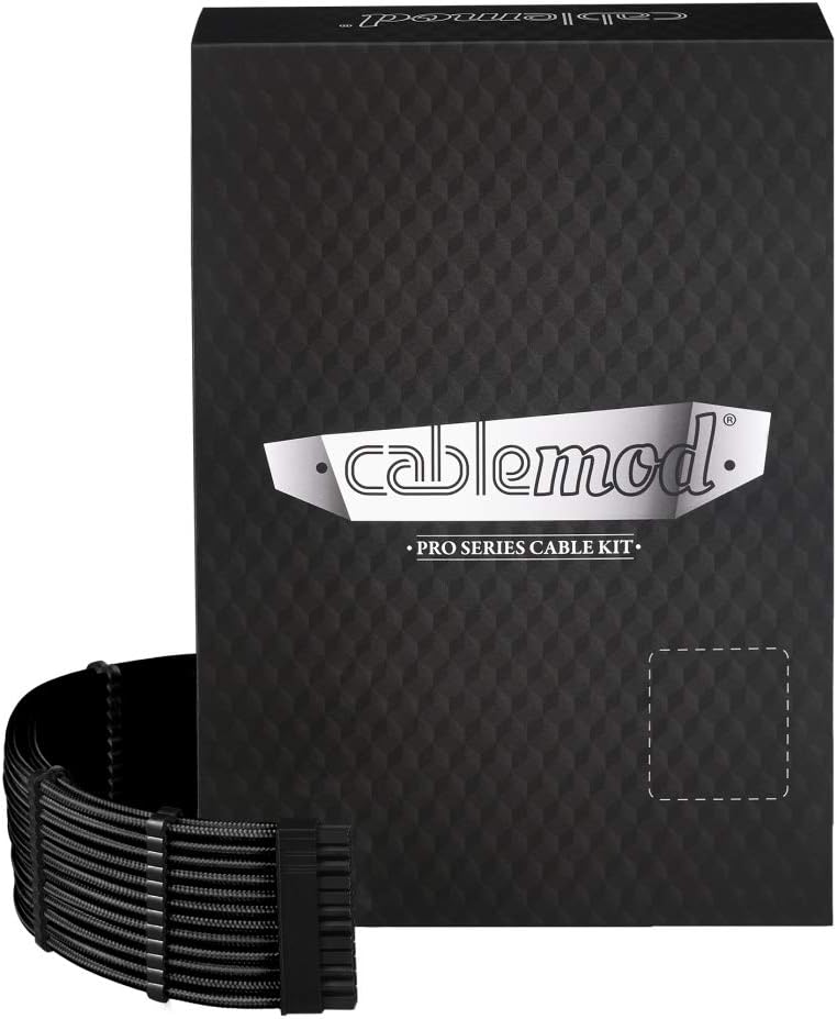Sleeved Cable Kit for Corsair RM (Black + Silver) M9369
