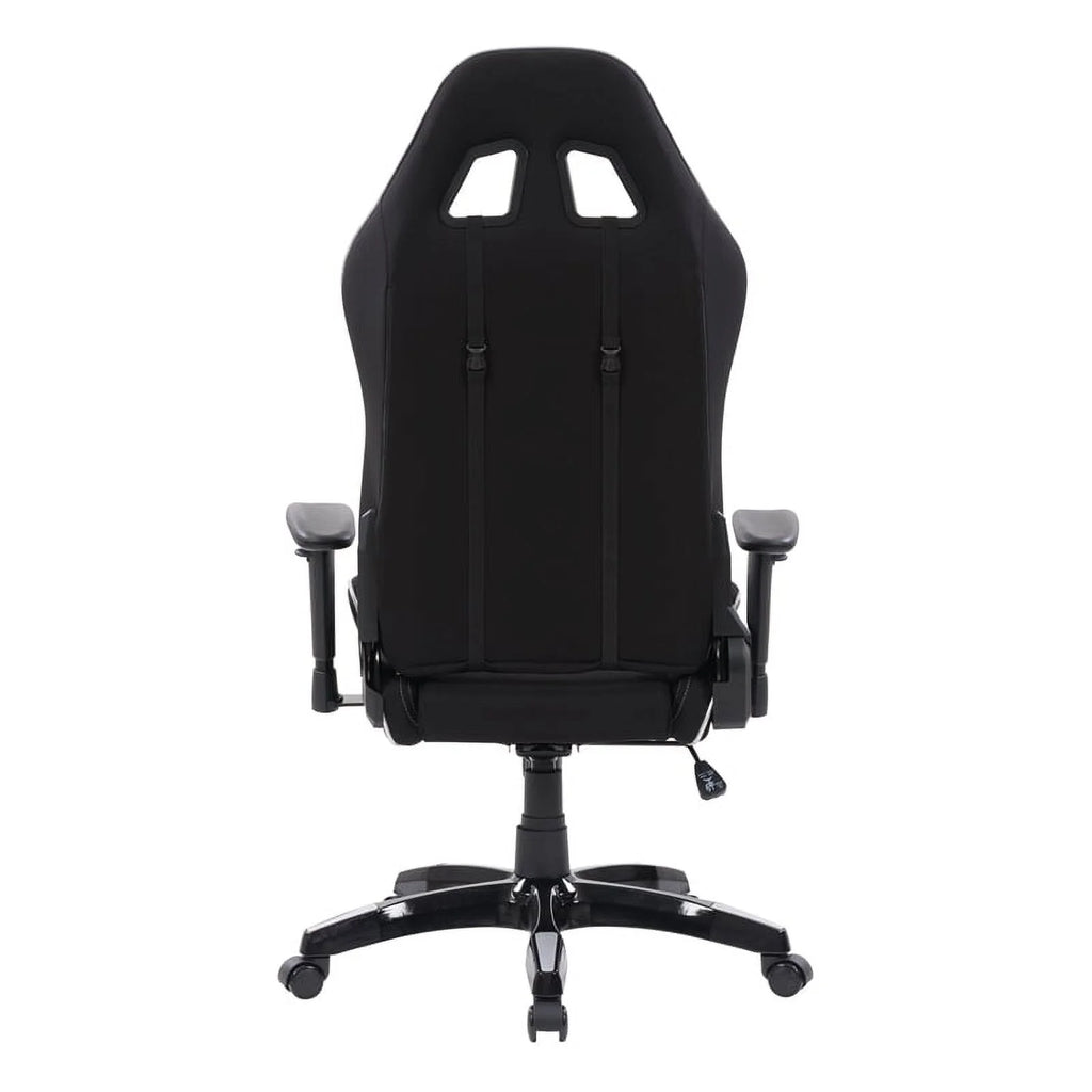 Black High Back Fabric Ergonomic Gaming Chair L66153