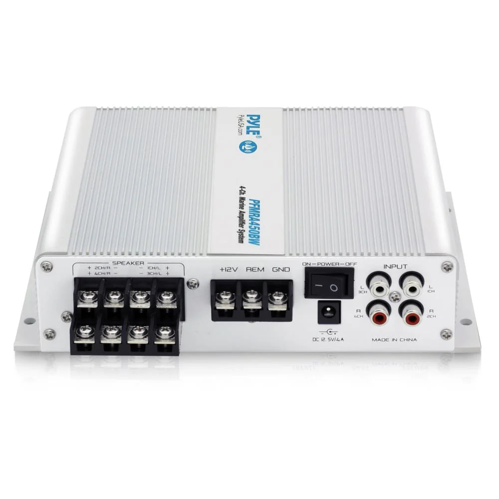 4 Channel 400 Watt Marine Amplifier Q9156