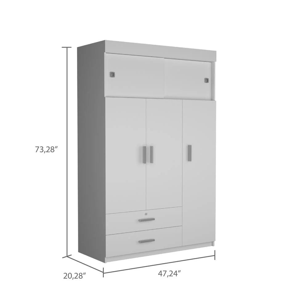 White Armoire C97402