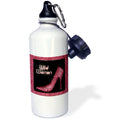 Pink Cheetah Print Sports Water Bottle, 21oz X794
