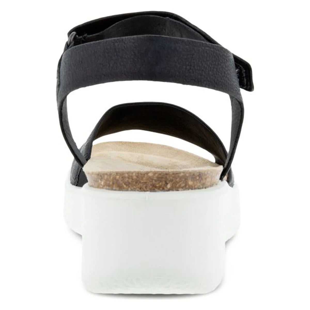 Black Nubuck Wedge Sandal K106