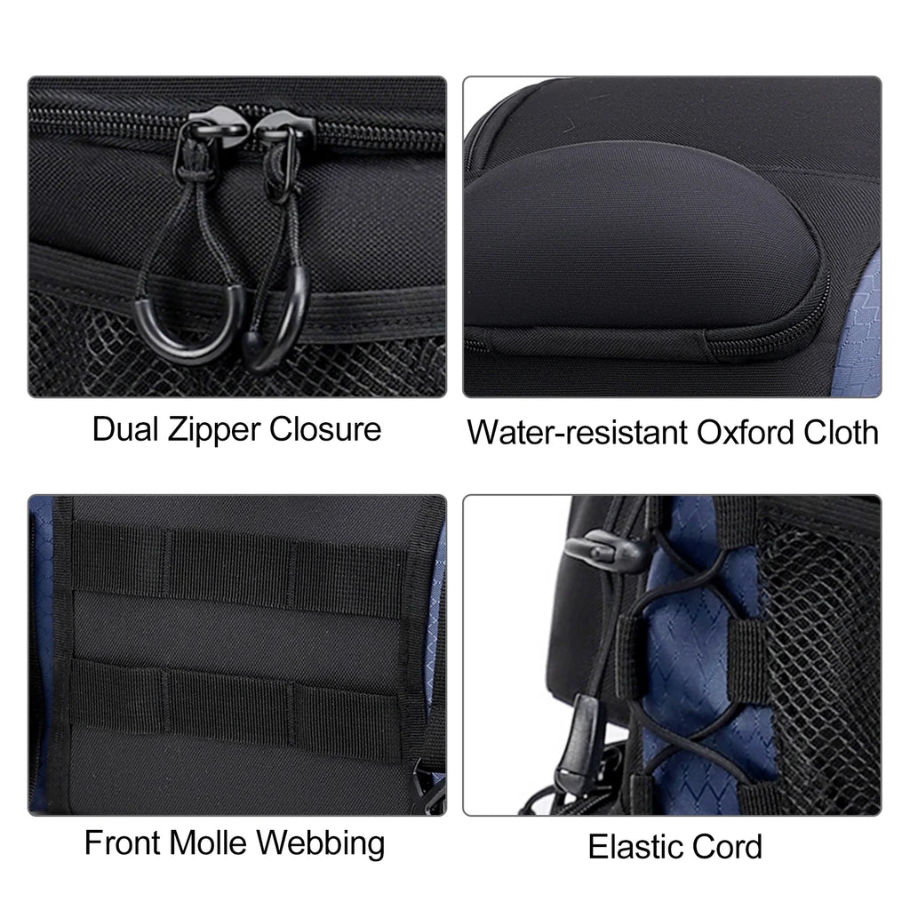 Two Shoulder Bag With 4 Boxes Waterproof Rain Cover F1607