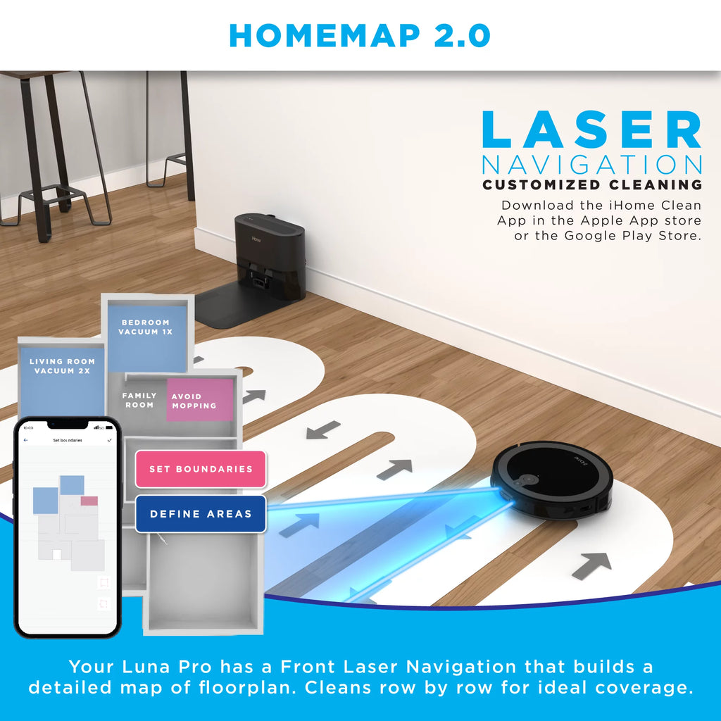 3-in-1 Robot Vacuum and Vibrating Mop with Auto Empty Base S4072