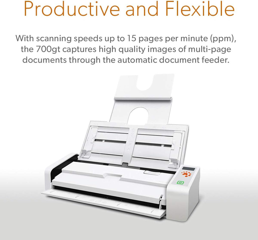 Hybrid Duplex Document Scanner with Receipt Software for Windows PC E7400