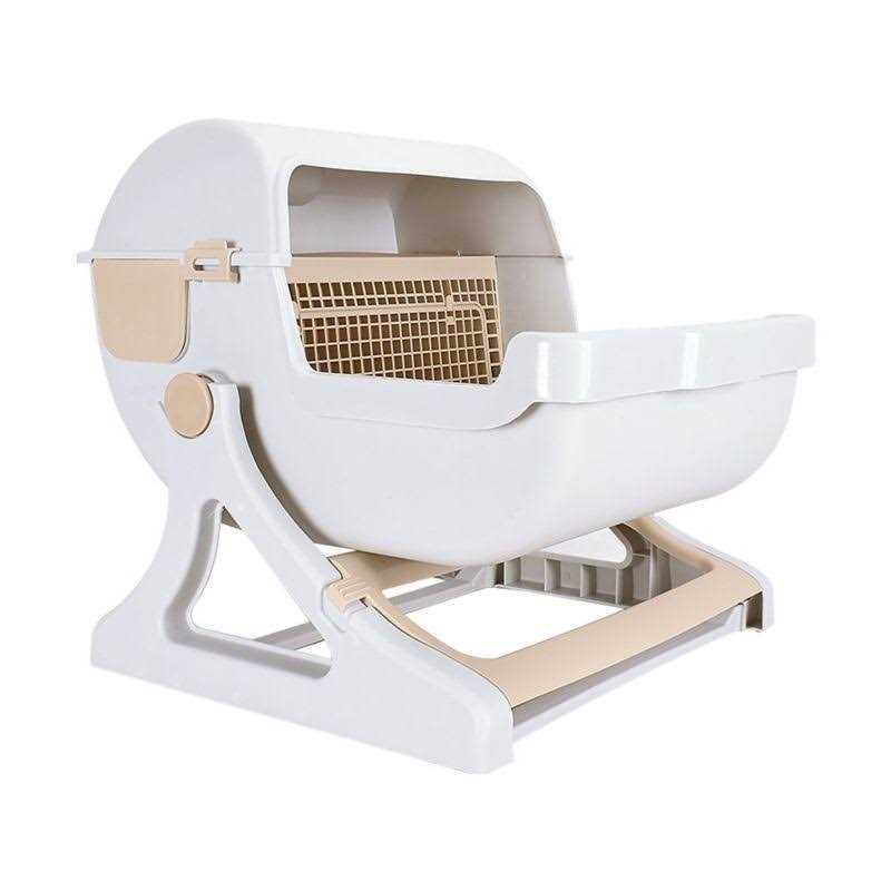 Semi-Automatic Cat Litter Box Z8343