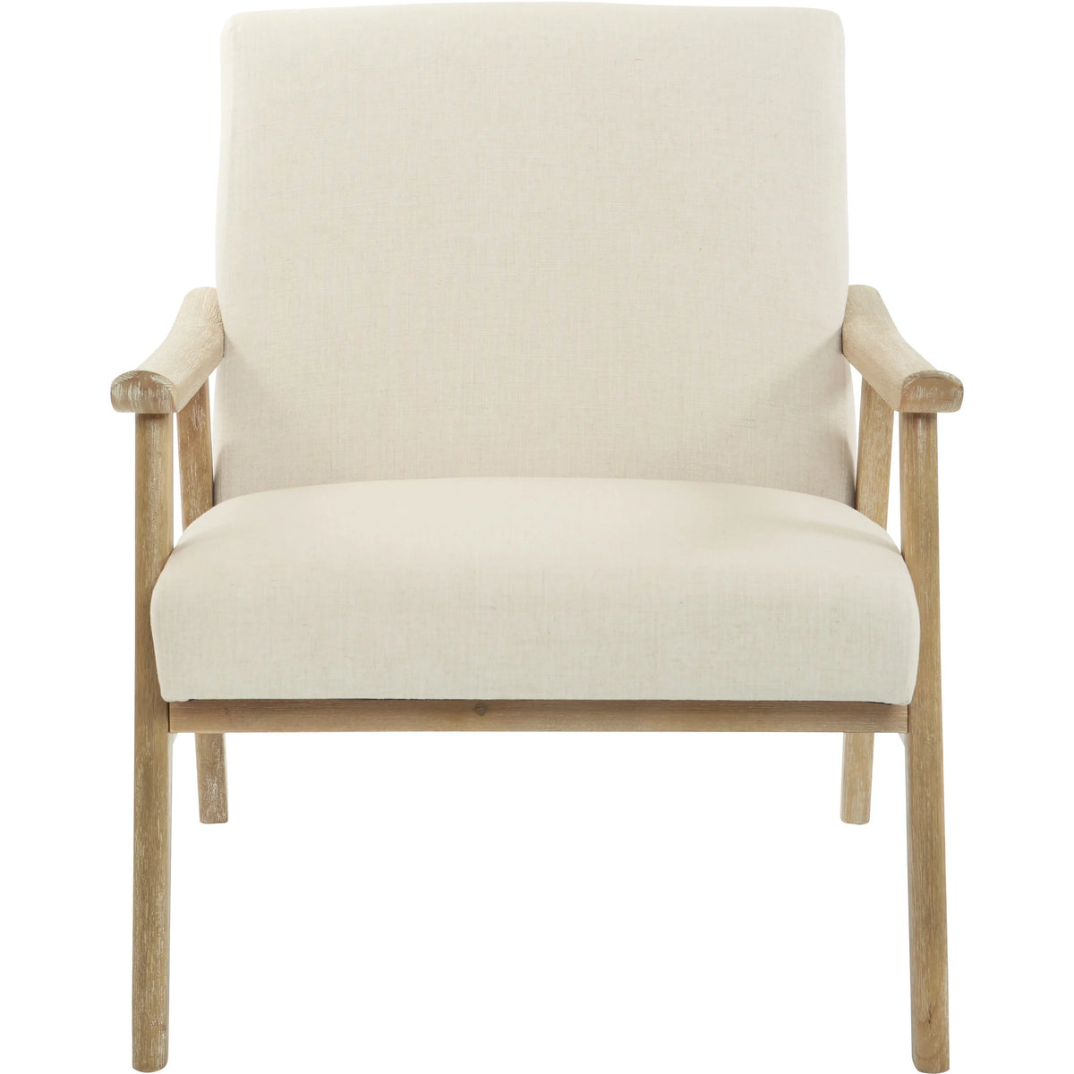 Linen Fabric Chair with Brushed Finished Frame Q93197