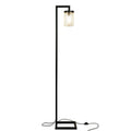 Black Floor Lamp W7484