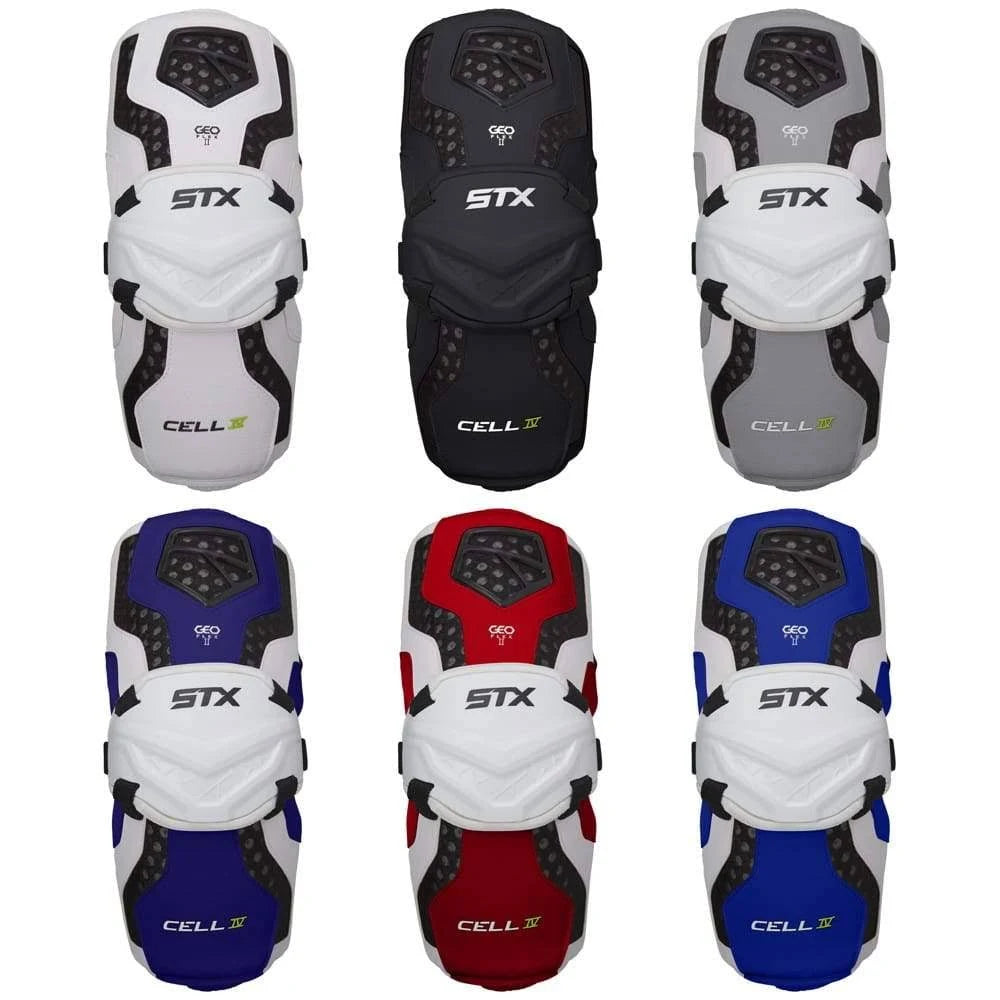 Red Lacrosse Arm Guards Size Medium D637108