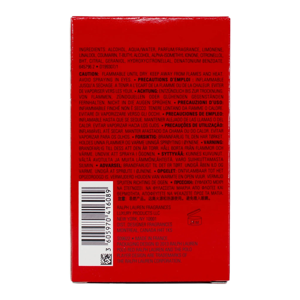 Red Eau de Toilette Spray Q2132